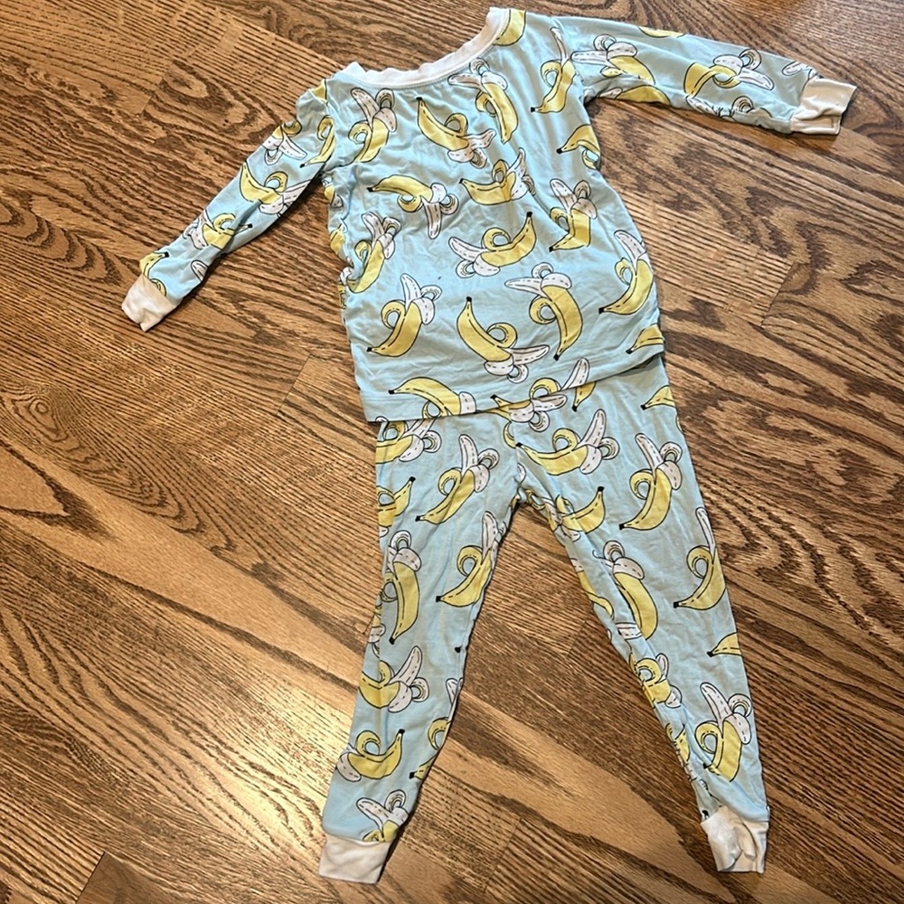 Little sleepies banana pjs 12-18 months